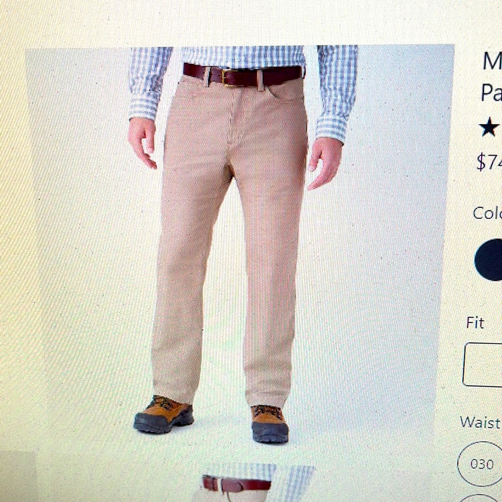 Mens Duluth Trading Co firehose relaxed fit 5 pocket pants